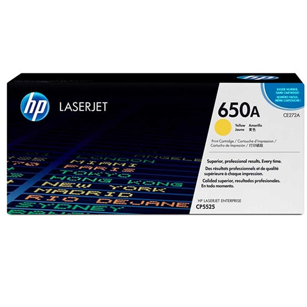 HP TONER 650A AMARELO CP5520 CP5525 M750