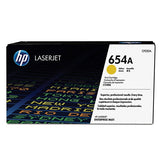 HP YELLOW TONER 654A