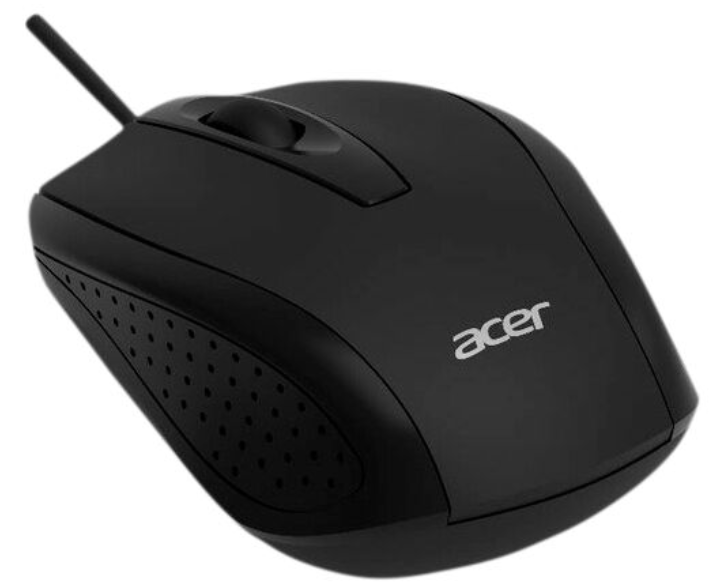 ACER Mouse con cable USB Negro paquete a granel