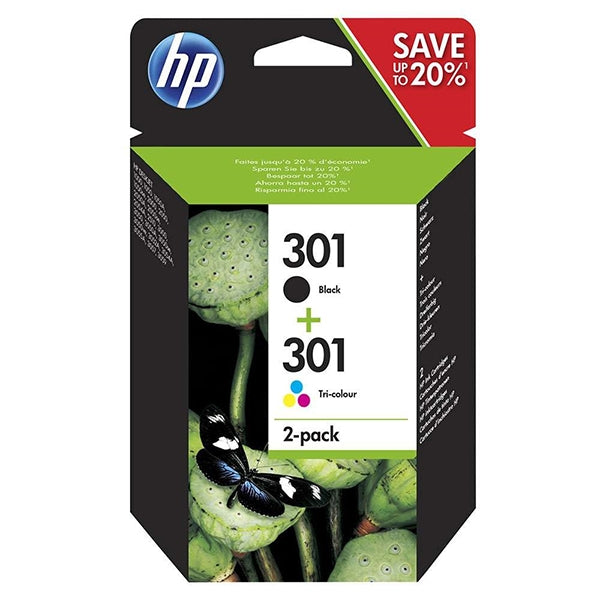 HP INK 301 PACK BLACK + TRICOLOR