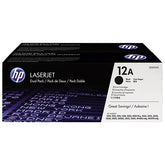 TONER HP NEGRO 12A - PAQUETE 2