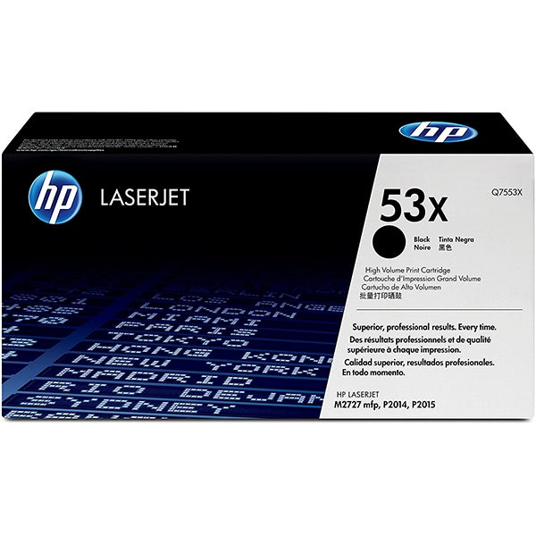 HP TONER ALTO RENDIMENTO PRETO 53X