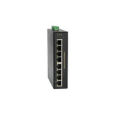 CONMUTADOR LEVELONE 8 PUERTOS FAST ETHERNET INDUSTRIAL DIN-RAIL -30°C A 65°C