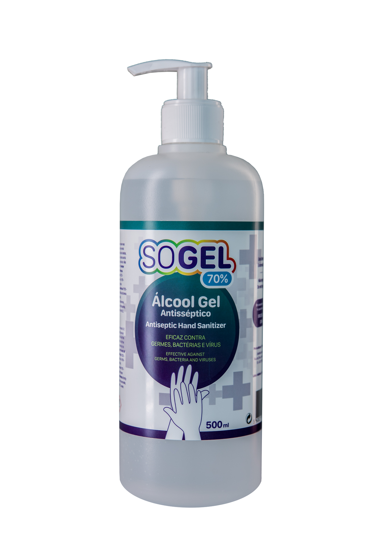 Alcohol Gel Antiseptic Sogel 70% 500ml with pump