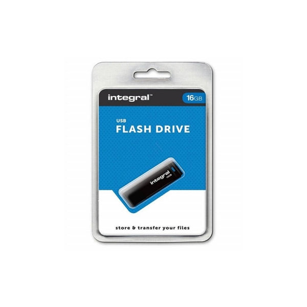BOLIGRAFO INTEGRAL 16GB USB TIPO-A 2.0 NEGRO