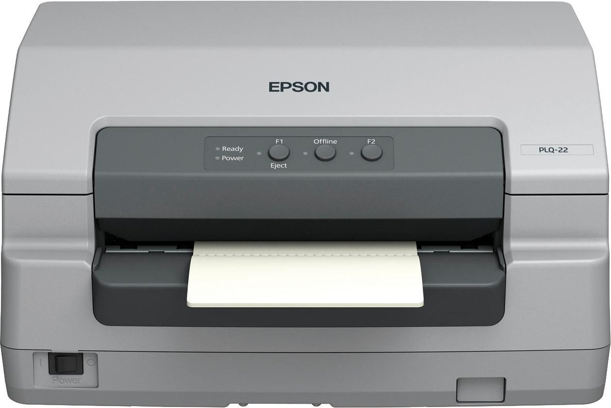 Epson PLQ 22CSM - Passbook printer - B/W - dot matrix - A4 - 24 pin - up to 576 chars/sec - parallel, USB, serial