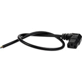 MAINS CABLE ANGL C13-OPN 0.5M CABL