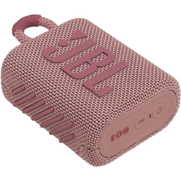 JBL COLUNA BLUETOOTH GO 3 PINK