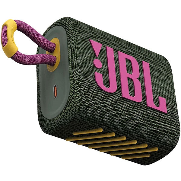 ALTAVOZ JBL BLUETOOTH GO 3 VERDE ROSA