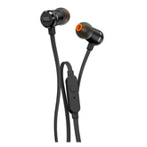 JBL EARPHONES ALUMINIO T290 C/ BOLSA TRANSPORTE BLACK #PROMO JBL#