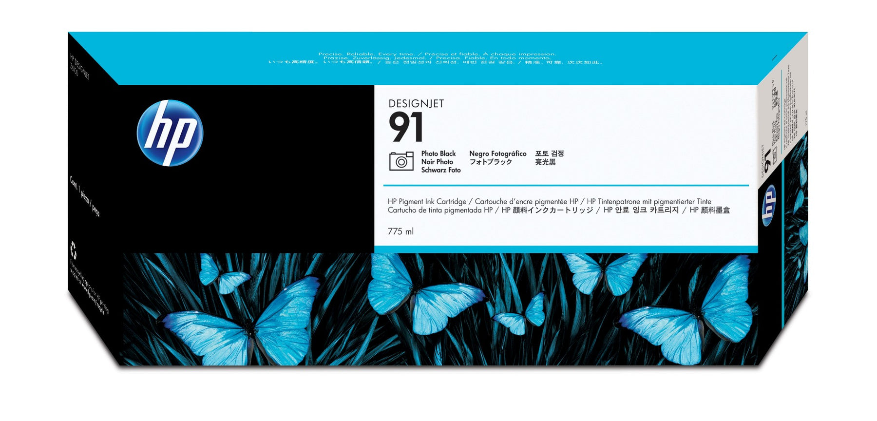 HP 91 - 775 ml - preto foto - original - DesignJet - tinteiro - para DesignJet Z6100, Z6100ps