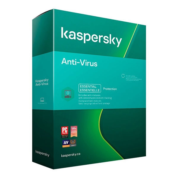 KASPERSKY ANTIVIRUS 1 USER 1Y RETAIL