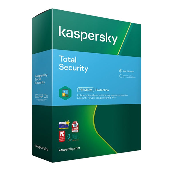 KASPERSKY TOTAL SECURITY 3 USUARIO 1 AÑO MINORISTA