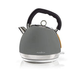 NEDIS ELECTRICAL KETTLE 1.8L SOFT-TOUCH GRAY