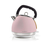 NEDIS 1.8L SOFT-TOUCH PINK ELECTRIC KETTLE