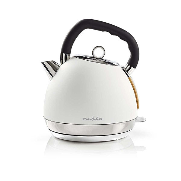 NEDIS ELECTRICAL KETTLE 1.8L SOFT-TOUCH WHITE