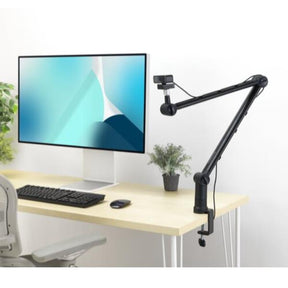 Kensington A1020 - Kit de montaje (abrazadera en C, brazo articulado) - articulado - para micrófono/cámara web/luz - montable en escritorio