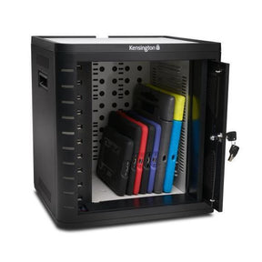 Kensington Charge &amp; Sync Cabinet, Universal Tablet - Cabinet unit - for 10 tablets - black