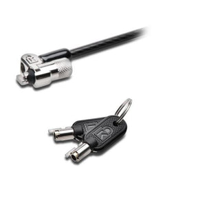 Candado con llave para portátil Kensington MicroSaver 2.0 - Cable de seguridad - Plateado - 1,83 m