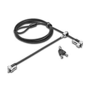 Kensington NanoSaver Keyed Twin - Cable de seguridad