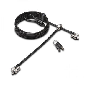 Candado doble con llave Kensington MicroSaver 2.0 para portátiles - Cable de seguridad