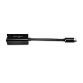 Kensington CA1100E Adaptador USB-C a Ethernet - Adaptador de red - USB-C 3.1 - Gigabit Ethernet x 1