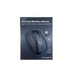 Kensington Pro Fit Mediano - Ratón - Derecho - Óptico - 6 Botones - Inalámbrico - 2.4GHz - Receptor inalámbrico USB - Negro