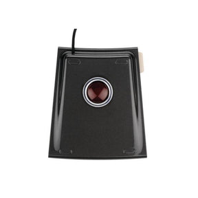 Kensington SlimBlade Trackball - Trackball - para diestros y zurdos - láser / óptico - 4 botones - con cable - USB - rojo rubí, plateado metalizado