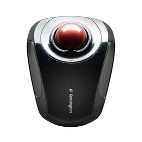 Trackball móvil inalámbrico Kensington Advance Fit - Trackball - para diestros y zurdos - láser - 2 botones - inalámbrico - 2,4 GHz - receptor inalámbrico USB - grafito, rojo rubí