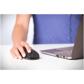 Kensington Wireless ValuMouse - Ratón - para diestros y zurdos - óptico - 3 botones - inalámbrico - 2,4 GHz - receptor inalámbrico USB - negro