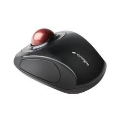 Trackball móvil inalámbrico Kensington Advance Fit - Trackball - para diestros y zurdos - láser - 2 botones - inalámbrico - 2,4 GHz - receptor inalámbrico USB - grafito, rojo rubí
