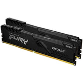 KINGSTON MEM 16GB 2666MHZ DDR4 CL16 DIMM (KIT OF 2) FURY BEAST BLACK