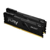 KINGSTON MEM 64GB 2666MHz DDR4 CL16 DIMM (Kit of 2) FURY BEAST BLACK