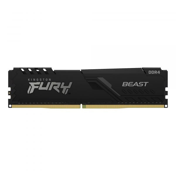 KINGSTON MEM 16GB 3200MHz DDR4 CL16 DIMM 1Gx8 FURY BEAST NEGRO