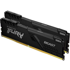KINGSTON MEM 32GB 3200MT/s DDR4 CL16 DIMM (Kit of 2) FURY BEAST BLACK 