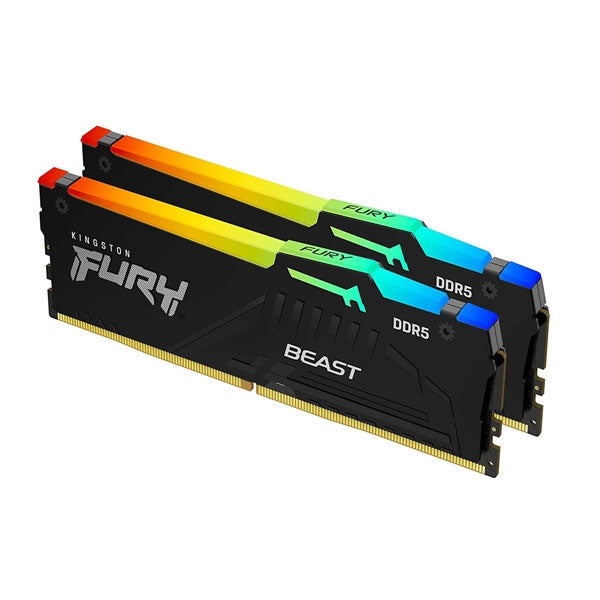 KINGSTON MEM 32GB 6000MT/S DDR5 CL36 DIMM (Kit de 2) FURY BESTIA RGB