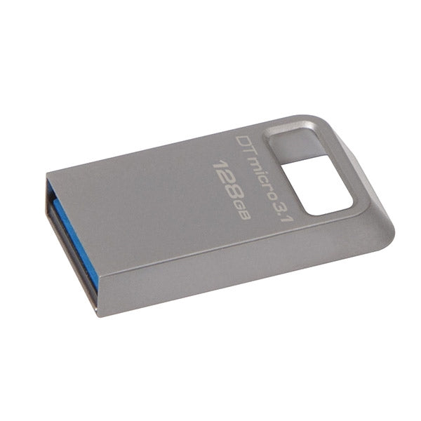 BOLIGRAFO KINGSTON 128GB USB 3.1/3.0 DT MICRO TIPO A METAL ULTRA COMPACTO FLASH