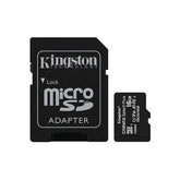 KINGSTON SD 64GB MICRO SDXC 100R A1 C10 CARD W/ ADAPT