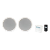 FONESTAR SPEAKER SOUND KIT WITH BLUETOOTH 2 WHITE SPEAKERS