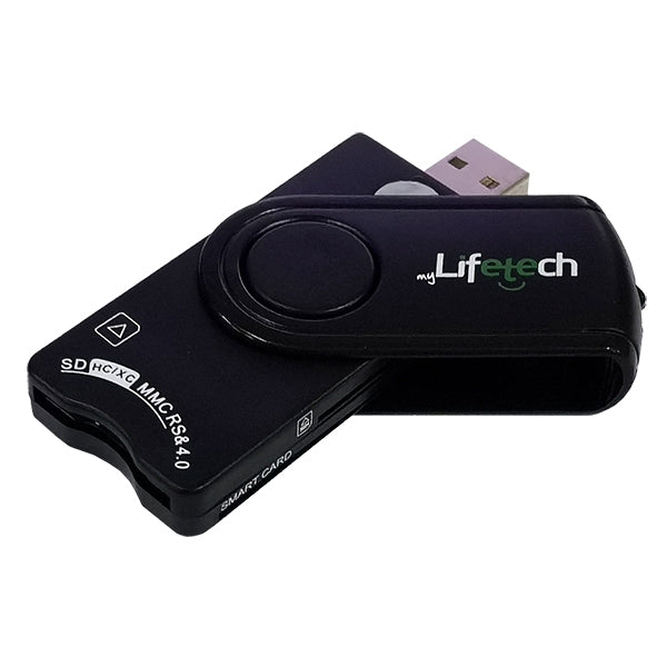 LECTOR DE TARJETAS TODO EN UNO LIFETECH + TARJETA CIUDADANA USB 2.0