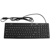 LIFETECH TECLADO SILICONE HIGIENIZAVEL / LAVAVEL USB PRETO