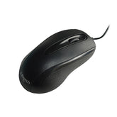 LIFETECH MOUSE BASIC FIT USB OPTICAL WIRED BLACK CABLE 2MT