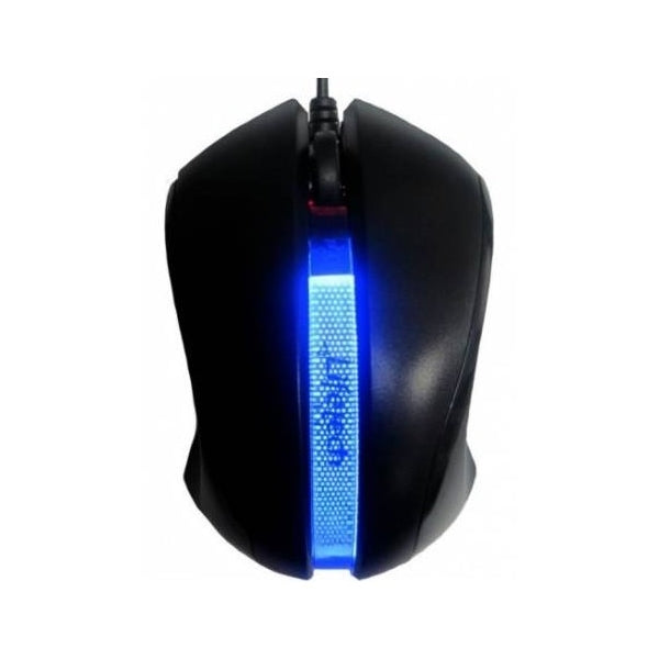 LIFETECH MOUSE LED LIGHT BLACK USB OPTICAL WITH WIRE NOTEBOOK