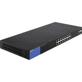 INTERRUPTOR LINKSYS 28x1000 2xCOMBO+SFP EMPRESARIAL GESTIONADO GIGABIT (LGS528) SMB