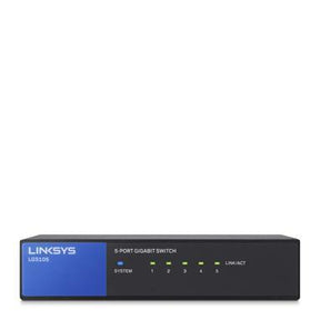 Linksys Business LGS105 - Switch - no management - 5 x 10/100/1000 - desktop - AC 100/230 V