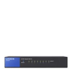Linksys Business LGS108 - Interruptor - sem gestão - 8 x 10/100/1000 - desktop - AC 100/230 V