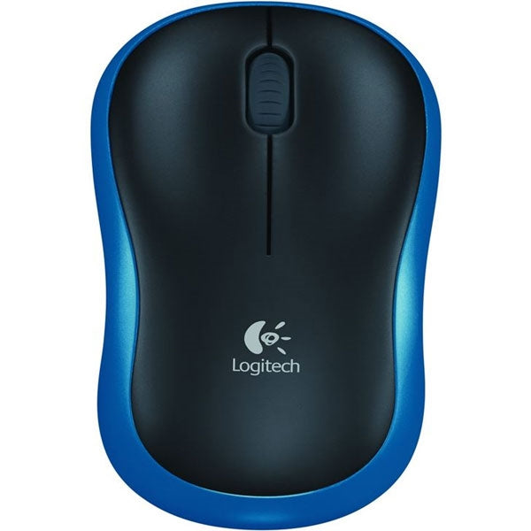 LOGITECH MOUSE M185 NOTEBOOK WIRELESS OPTIC BLACK/BLUE