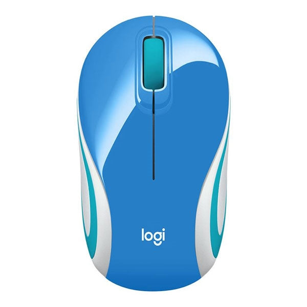 LOGITECH MOUSE M187 NOTEBOOK WIRELESS OPTICO BLUE