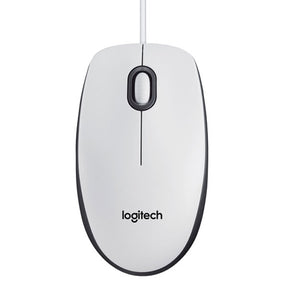 MOUSE LOGITECH M100 DE ESCRITORIO USB BLANCO