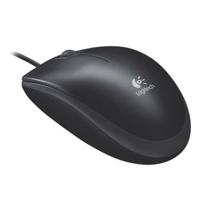 LOGITECH MOUSE B100 DESKTOP OPTICAL USB BLACK